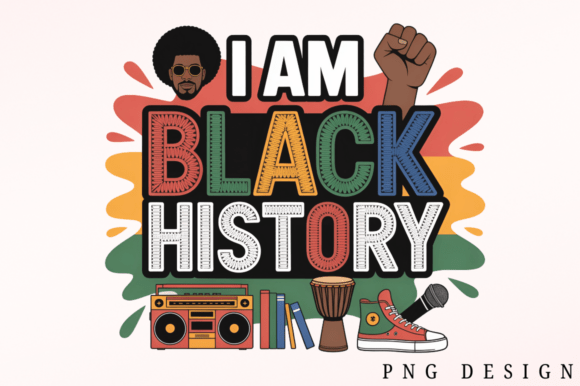 Black History PNG, I Am Black History PN: Essential Graphics and Illustrations