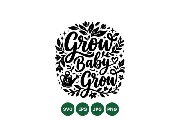 Grow Baby Grow Floral Quote Embroidery Review