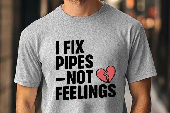 I Fix Pipe Not Feelings SVG: Graphics & Freebies for Trade Brands