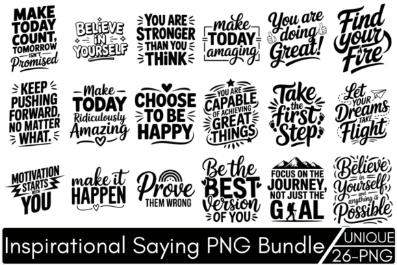 Inspirational Saying SVG T-Shirt Bundle for Makers