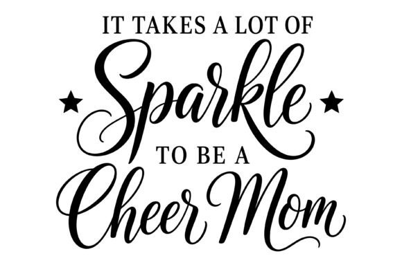 Sparkle Cheer Mom SVG: Essential Graphics for T-Shirt Designs